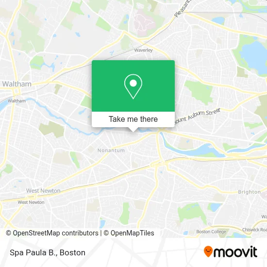 Spa Paula B. map