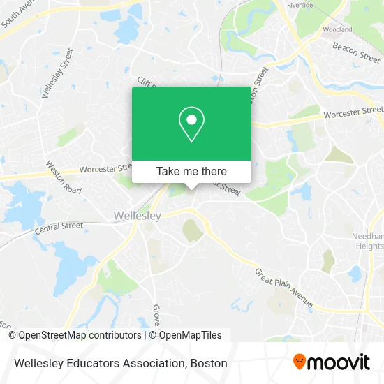 Wellesley Educators Association map