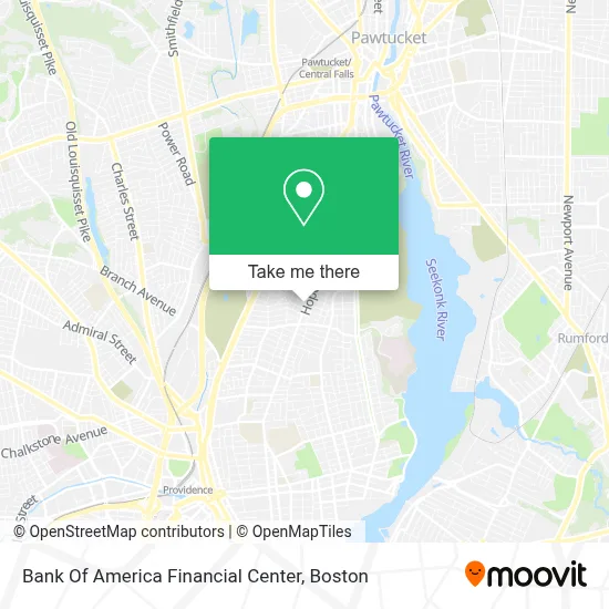 Bank Of America Financial Center map