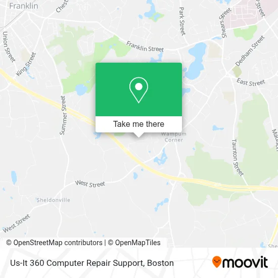 Us-It 360 Computer Repair Support map