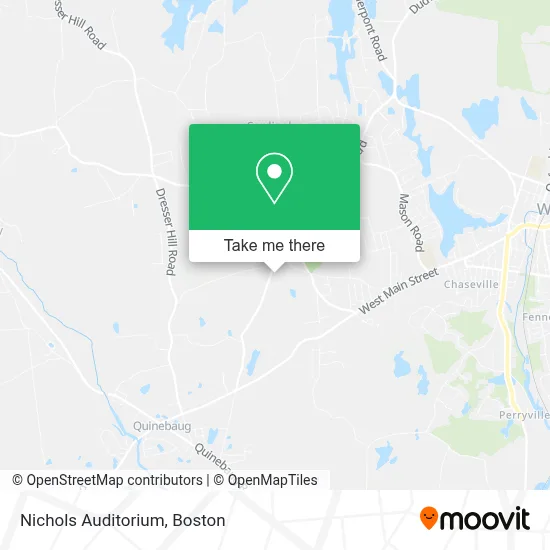 Nichols Auditorium map