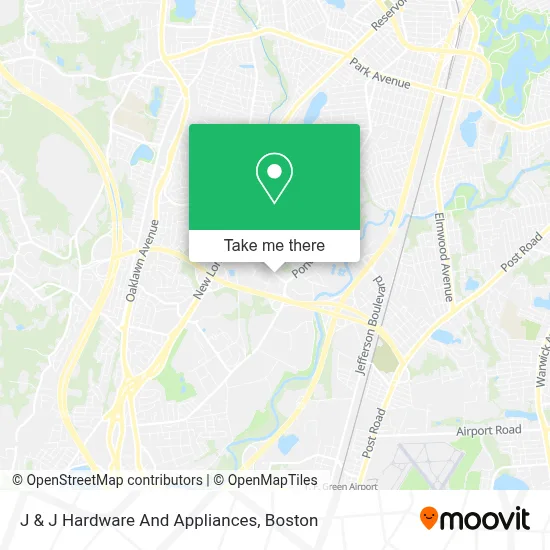 J & J Hardware And Appliances map