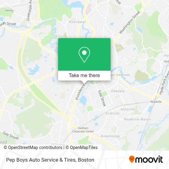 Pep Boys Auto Service & Tires map