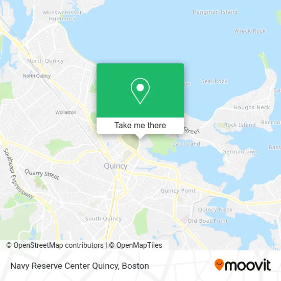 Navy Reserve Center Quincy map
