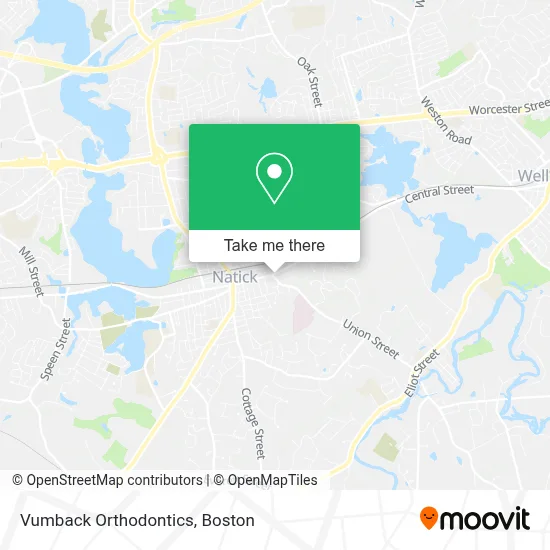 Vumback Orthodontics map