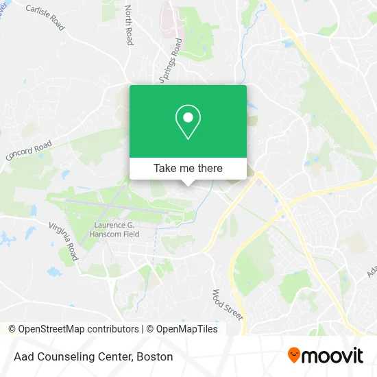 Aad Counseling Center map