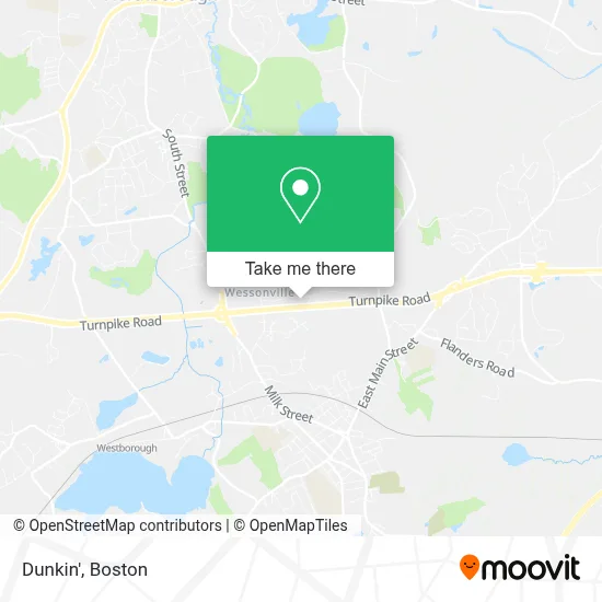 Dunkin' map