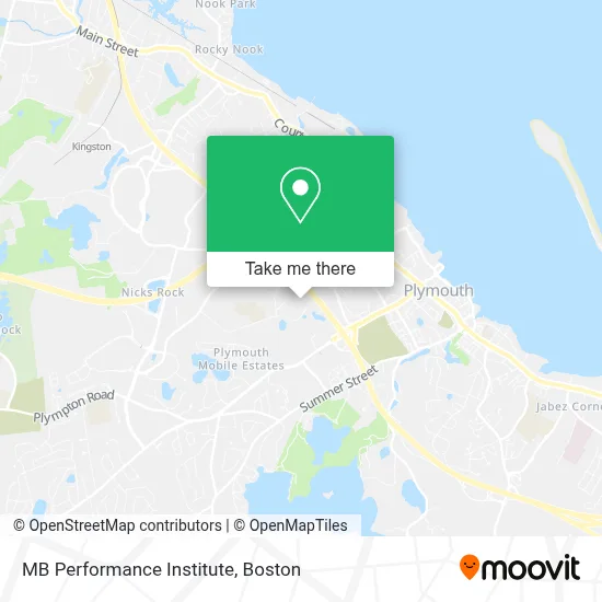 MB Performance Institute map