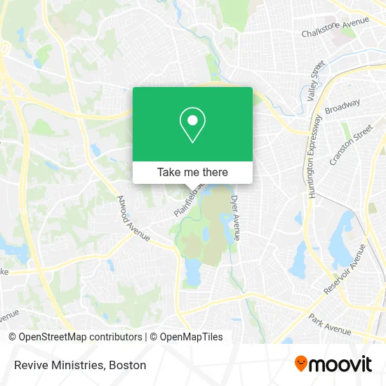 Revive Ministries map