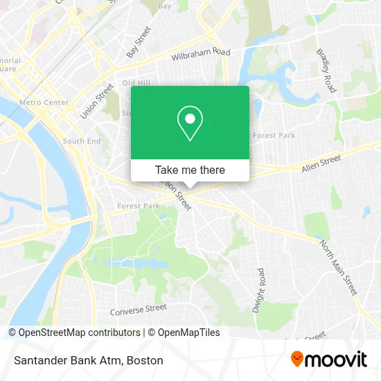Santander Bank Atm map
