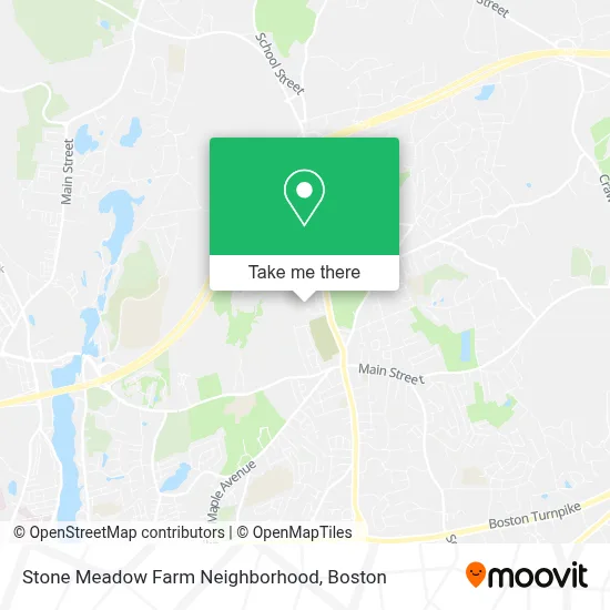 Stone Meadow Farm Neighborhood map