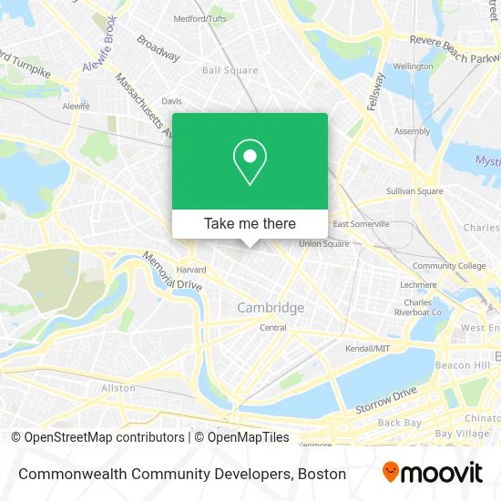 Commonwealth Community Developers map
