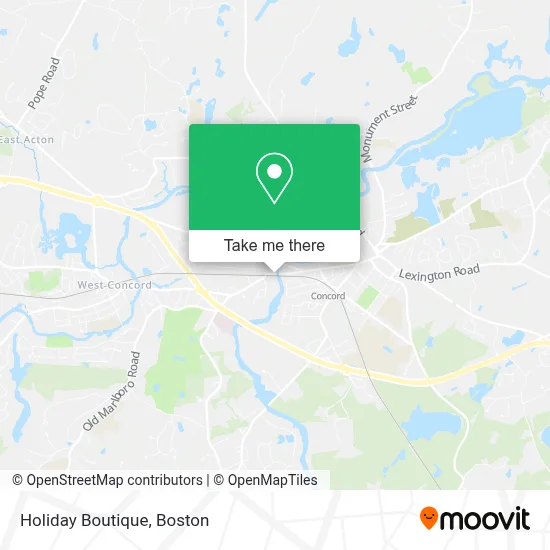 Holiday Boutique map