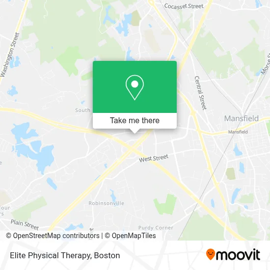 Elite Physical Therapy map