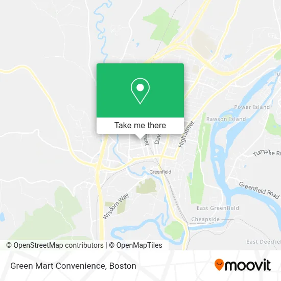 Green Mart Convenience map