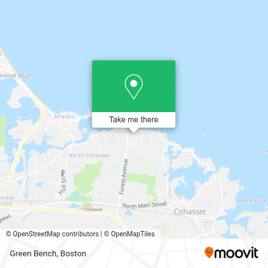 Green Bench map