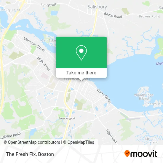 The Fresh Fix map