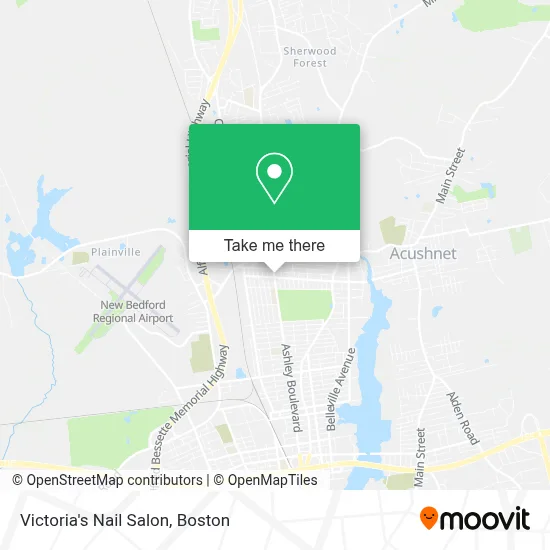 Victoria's Nail Salon map