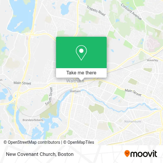 New Covenant Church map