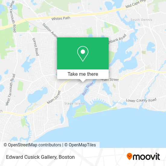 Edward Cusick Gallery map