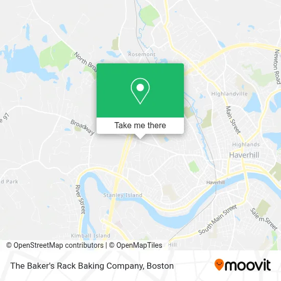 The Baker's Rack Baking Company map