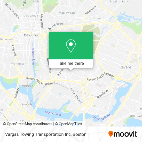 Vargas Towing Transportation Inc map