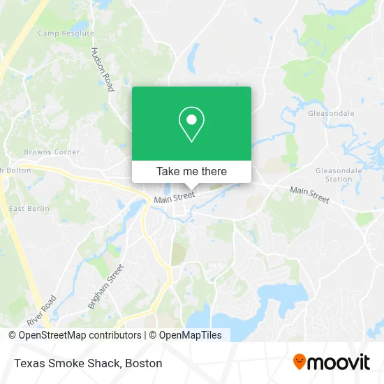 Texas Smoke Shack map