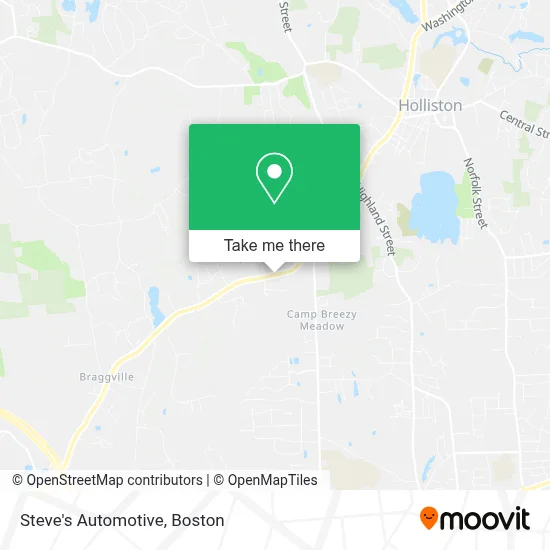 Steve's Automotive map