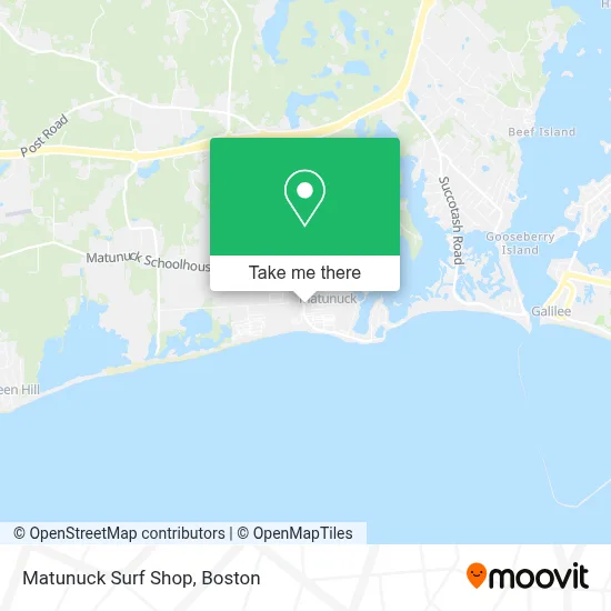 Matunuck Surf Shop map