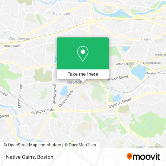 Native Gains map