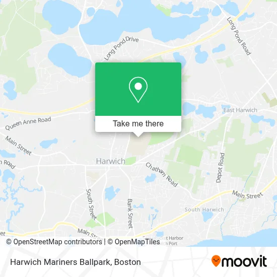 Harwich Mariners Ballpark map