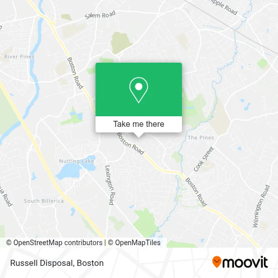 Russell Disposal map