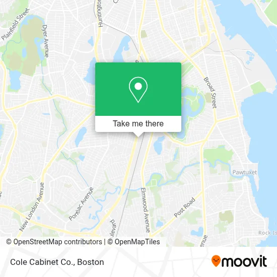 Cole Cabinet Co. map