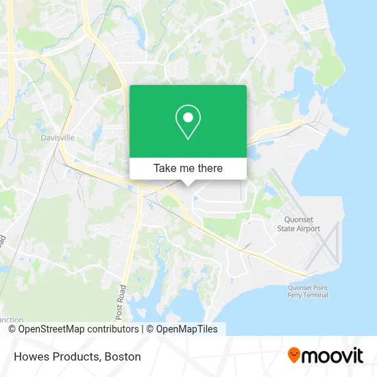 Howes Products map