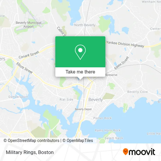 Military Rings map