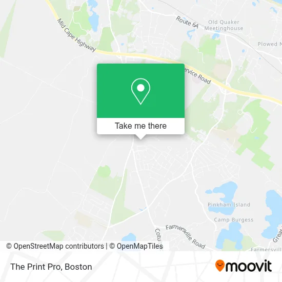 The Print Pro map