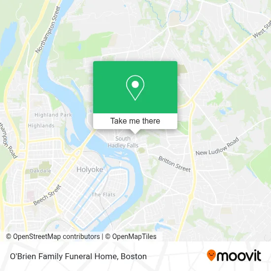 O'Brien Family Funeral Home map