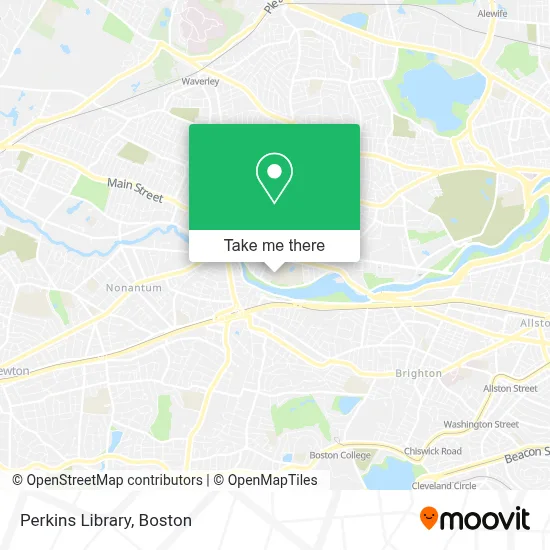 Perkins Library map