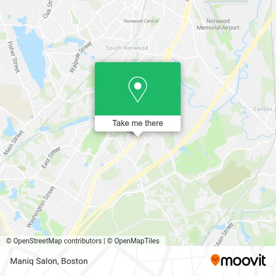 Maniq Salon map