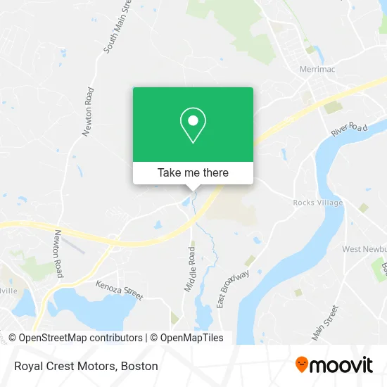 Royal Crest Motors map