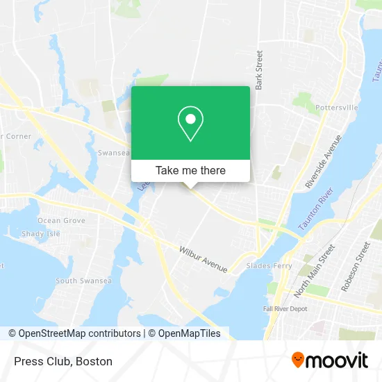 Press Club map
