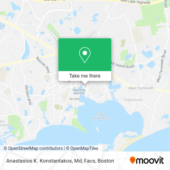 Anastasios K. Konstantakos, Md, Facs map