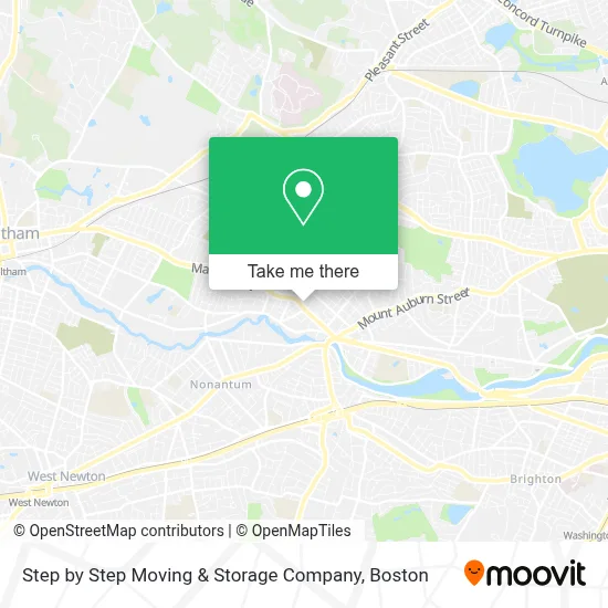 Step by Step Moving & Storage Company map