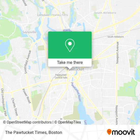 The Pawtucket Times map