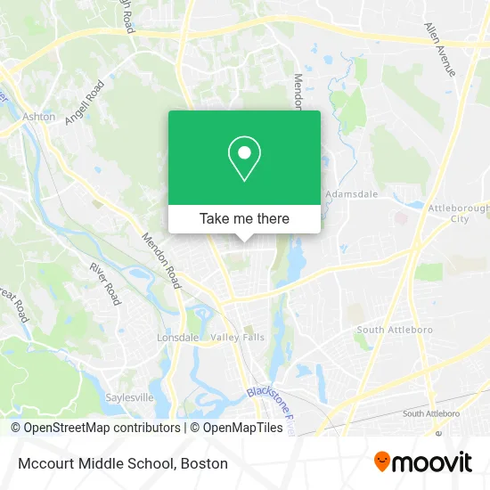 Mccourt Middle School map
