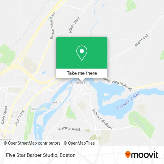 Five Star Barber Studio map