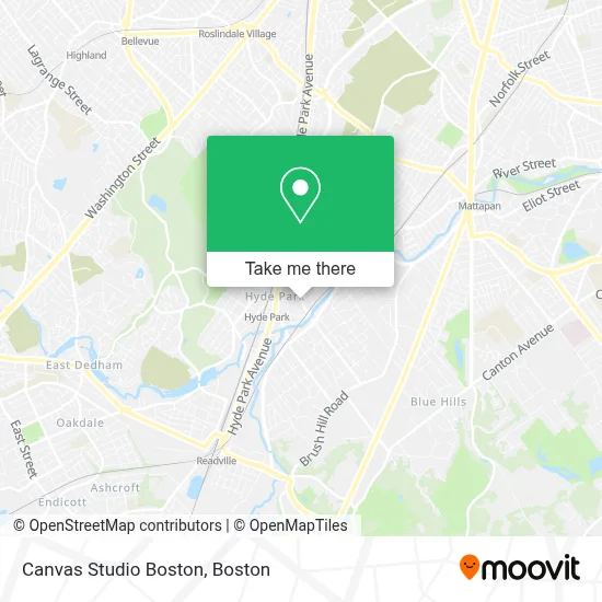 Canvas Studio Boston map