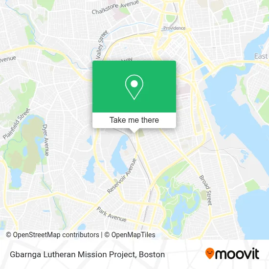 Gbarnga Lutheran Mission Project map