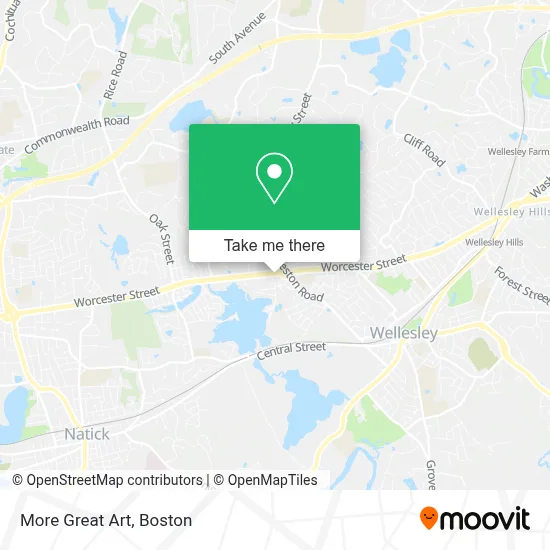 More Great Art map