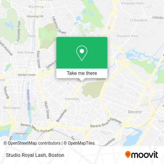 Studio Royal Lash map